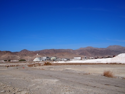 Beautiful Trona salt works