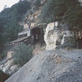 View of the mine building from the trail.