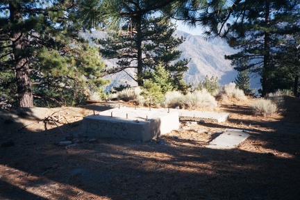 The original mill foundations, just below the portal.
