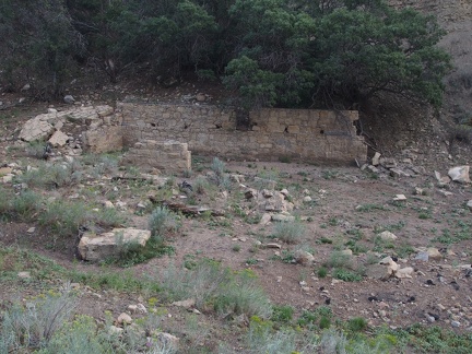 Foundations near the mine portal