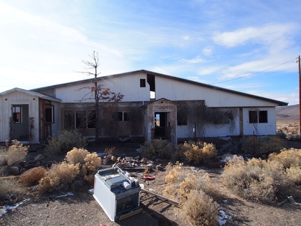 Janie's ranch, an abandoned cat house just inside NV.