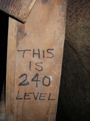 Yep, it really is 240' below ground.
